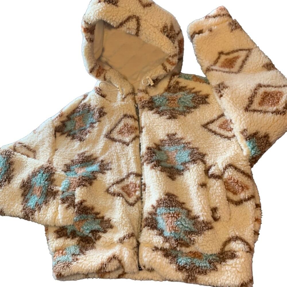 RSQ RARE Southwest XS Sherpa Jacket . Sold Out on Tillys Site. - Picture 10 of 10